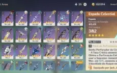 Conta Kazuha c1+ Hutao + espada celestial