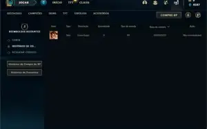 Conta Unranked com 15 Skins e 24 Champs