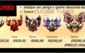 ELO JOB TURBO BRONZE/PRATA/OURO/PLATINA/DIAMANTE/MESTRE