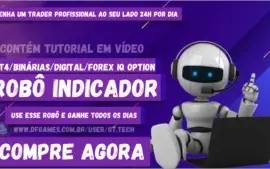 Robô indicador (MT4/BINÁRIAS/DIGITAL/FOREX/IQ OPTION)