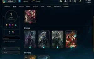 Conta com 1920 RP / Gold 1 / 50% de WR