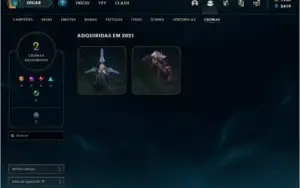 Conta com 1920 RP / Gold 1 / 50% de WR