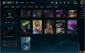 Conta lol nivel 167 41 skins