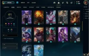 Conta lol nivel 167 41 skins