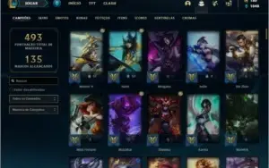 Conta prata 4 com 140 champs e 127 skins + 1090 RPs