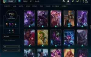 Conta prata 4 com 140 champs e 127 skins + 1090 RPs
