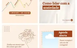 Pack de Psicologia com 12 Artes Editáveis no Canva