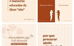 Pack de Psicologia com 12 Artes Editáveis no Canva