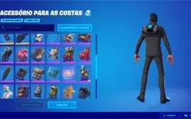 Conta Fortnite com skins raras e Galaxy e John Wick