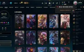 Vendo conta de lol e valorant com varias skins