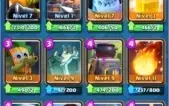Clash Royale 4k trofeus 200k ouro 1k gemas