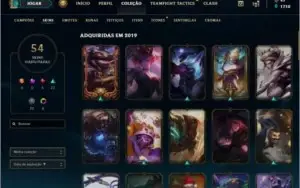 Conta de LoL: Level 192/Ouro III/ (2 skins/chromas raras)