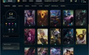 Conta de LoL: Level 192/Ouro III/ (2 skins/chromas raras)