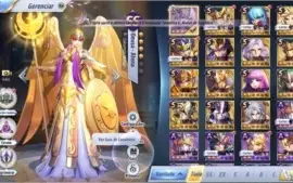 SAINT SEIYA AWAKENING - COM 1300 GEMAS AVANÇADAS E LIVROS