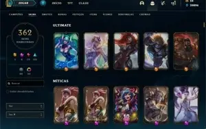 Conta League of Legends Diamante 1