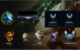 Conta diamond com Riven campeonato s2