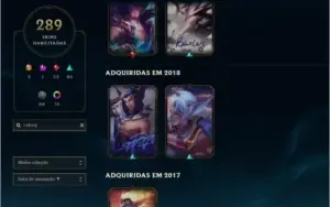 Vendo Conta League of legends