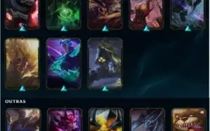 Conta platina 3 com 62 skins