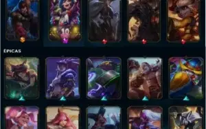 Conta platina 3 com 62 skins