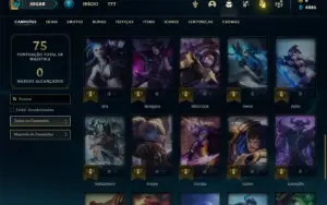 Conta prata 2 com 45 Champs e 11 Skins + 3 Espolios