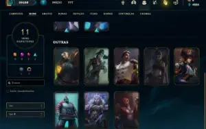Conta prata 2 com 45 Champs e 11 Skins + 3 Espolios