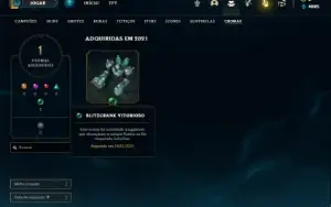 Conta prata 2 com 45 Champs e 11 Skins + 3 Espolios