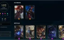 Conta LoL - Skins, Gemas, PP, Muitos fragmentos e mais