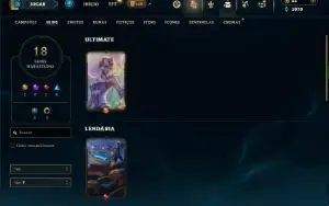 Ferro 1 com 70 Champs e 18 Skins