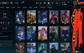 Conta De League Of Legends Com 93 Skins, 2 Ultimates E 2 Mit