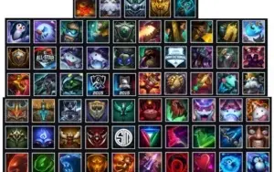 Cont League Of Legends Platina 2 solo/duo, Borda Diamante