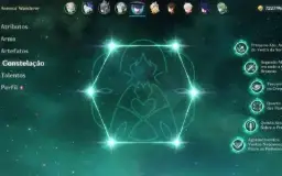 Conta Genshin Andarilho C6 Lvl 100 E Mais!