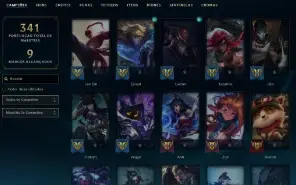 Unranked com 150 Champs e 116 Skins