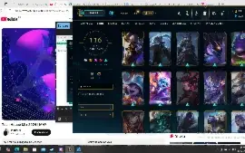 Conta de lol, 116 Skins, 2 ultimate..