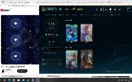 Conta de lol, 116 Skins, 2 ultimate..