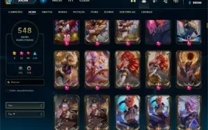 conta com 548 skins prata 2