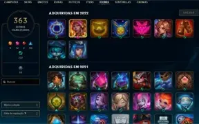 conta com 548 skins prata 2