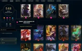 conta com 548 skins prata 2