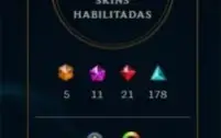 Conta de LOL Platina e varias vezes Dima com +470 skins