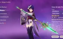 Conta Genshin Ar57 / 9X6★ / Hutao + Homa, Shog C1