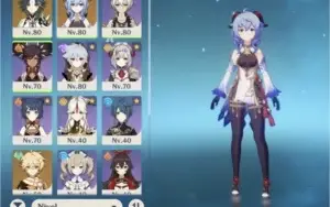 Ar50. Ganyu + agitação trovejante/ xiao/ túmulo