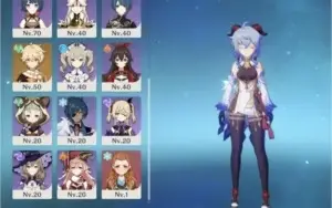 Ar50. Ganyu + agitação trovejante/ xiao/ túmulo