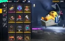 Free fire 1 passe, angelical fem e masc, pacotes, calca rara