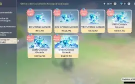 GENSHIN IMPACT - AR56 8 Personagens T5 e 6 Armas T5+17 Tiros