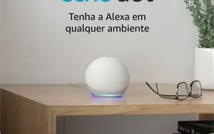 Echo Dot (4ª Geração): Smart Speaker com Alexa - Cor Branca