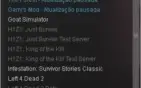 Conta da Stream com 33 jogos incluindo jogos caros