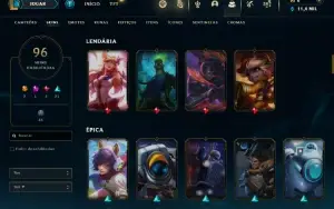 Conta Com 96 Skins - 137 Campeões - Nível 120 - Riot Singed