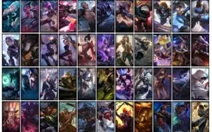 Conta bronze 2 com 110 Champs e 217 Skins + 30 Cromas