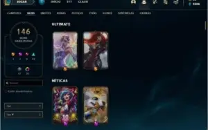 CONTA DE LOL COM 1300$ INVESTIDOS