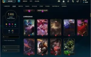CONTA DE LOL COM 1300$ INVESTIDOS