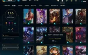 CONTA DE LOL COM 1300$ INVESTIDOS